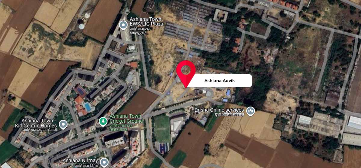 Ashiana Advik google map location