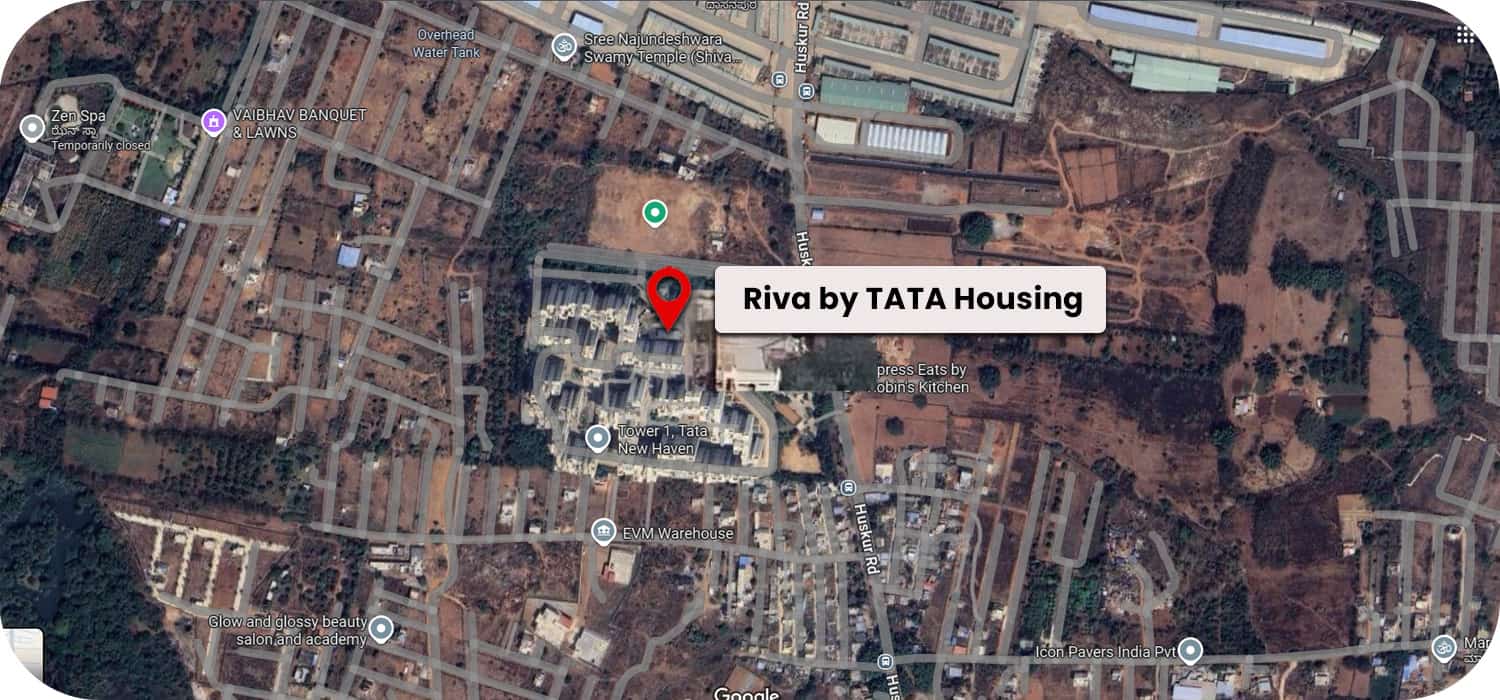 RIVA by TATA Housing google map location