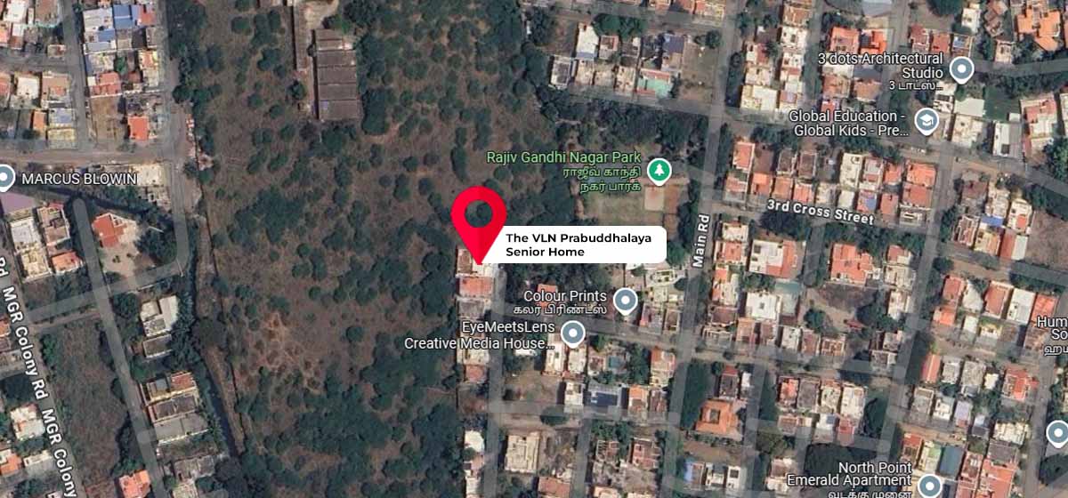 Nirmala Nilayam Retirement Community google map location