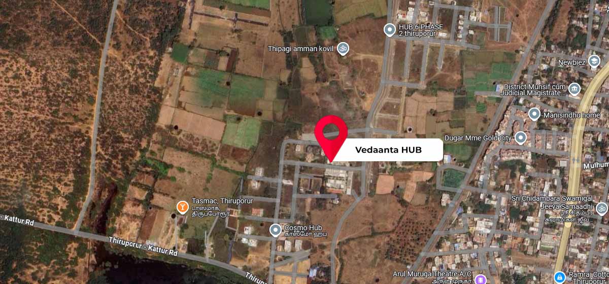 Vedaanta Hub google map location
