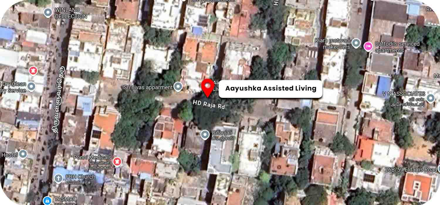 Aayushka Assisted Living google map location