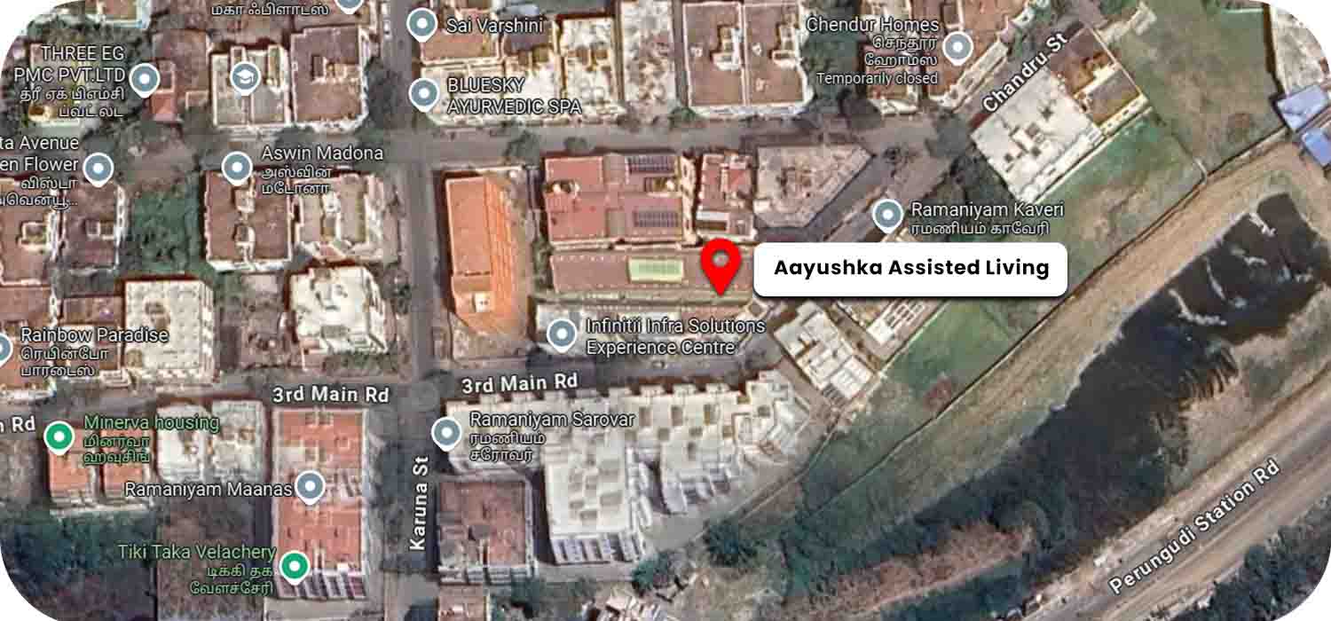 Aayushka Assisted Living google map location