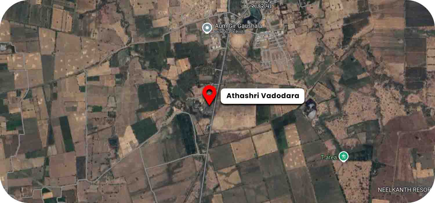 Athashri Vadodara google map location