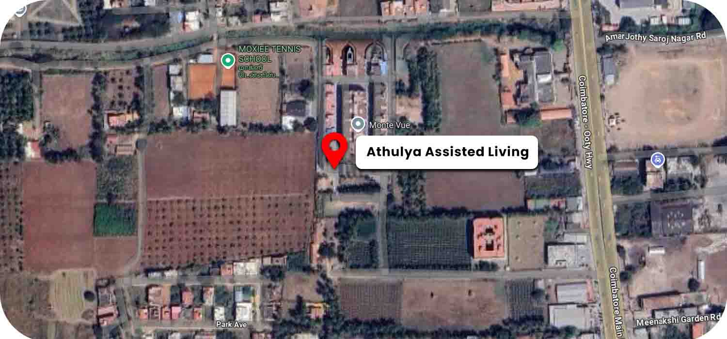 Athulya Assisted Living google map location