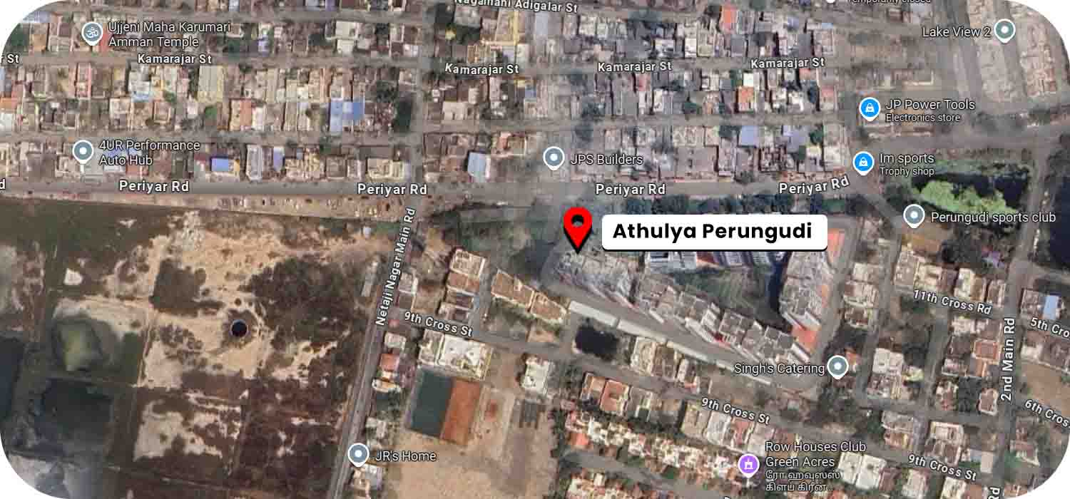 Athulya Perungudi google map location