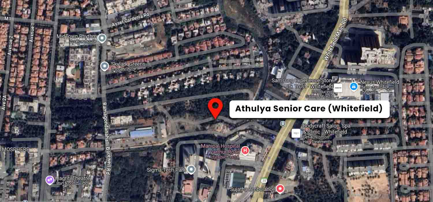 Athulya Senior Living (Whitefield) google map location
