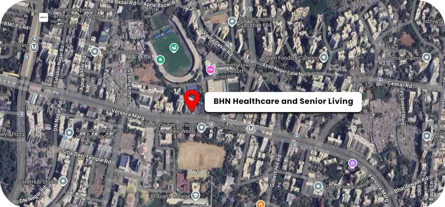 BHN Healthcare and Senior Living google map location