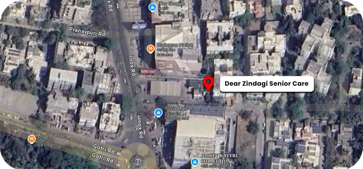 Dear Zindagi Senior Care google map location