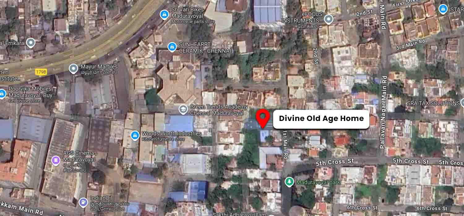 Divine Old Age Home google map location