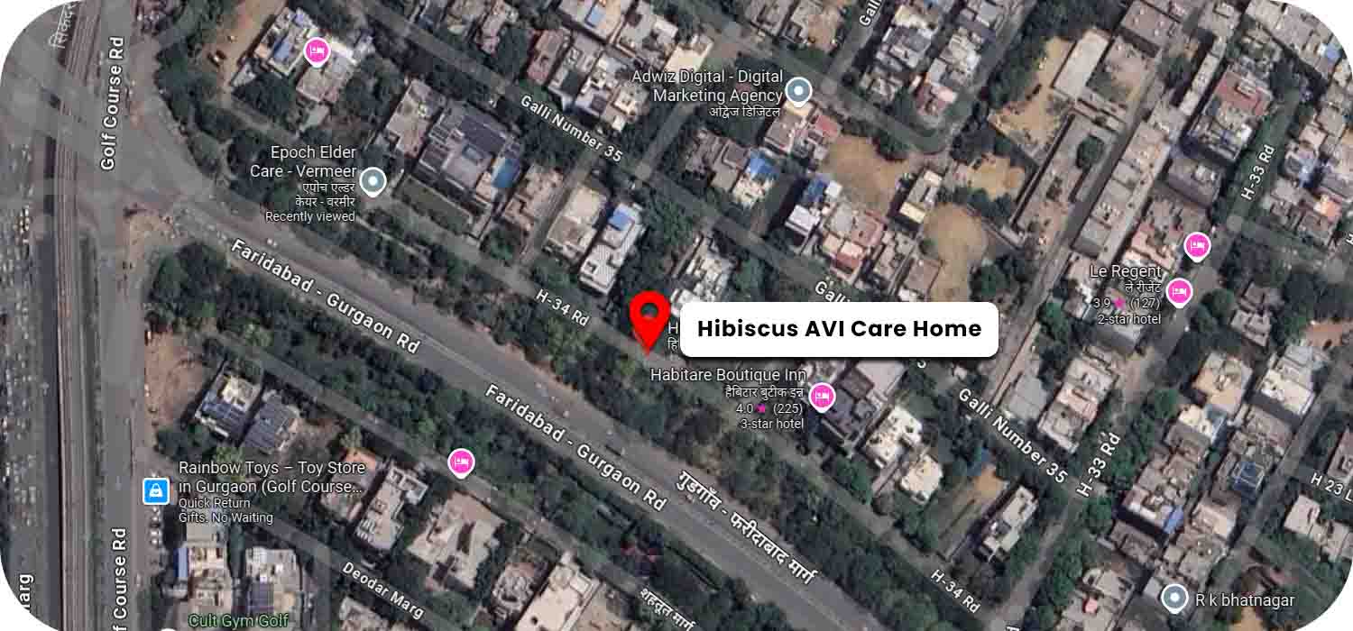 Hibiscus AVI Care Home google map location