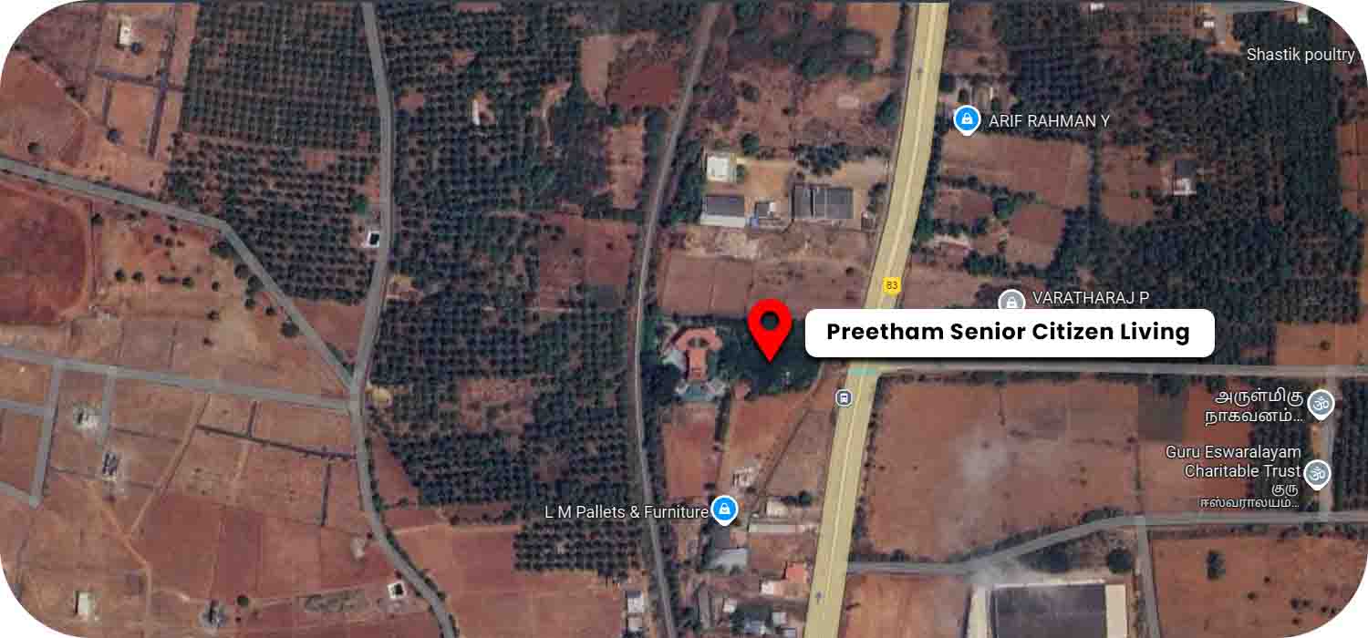 Preetham Senior Citizen Living google map location