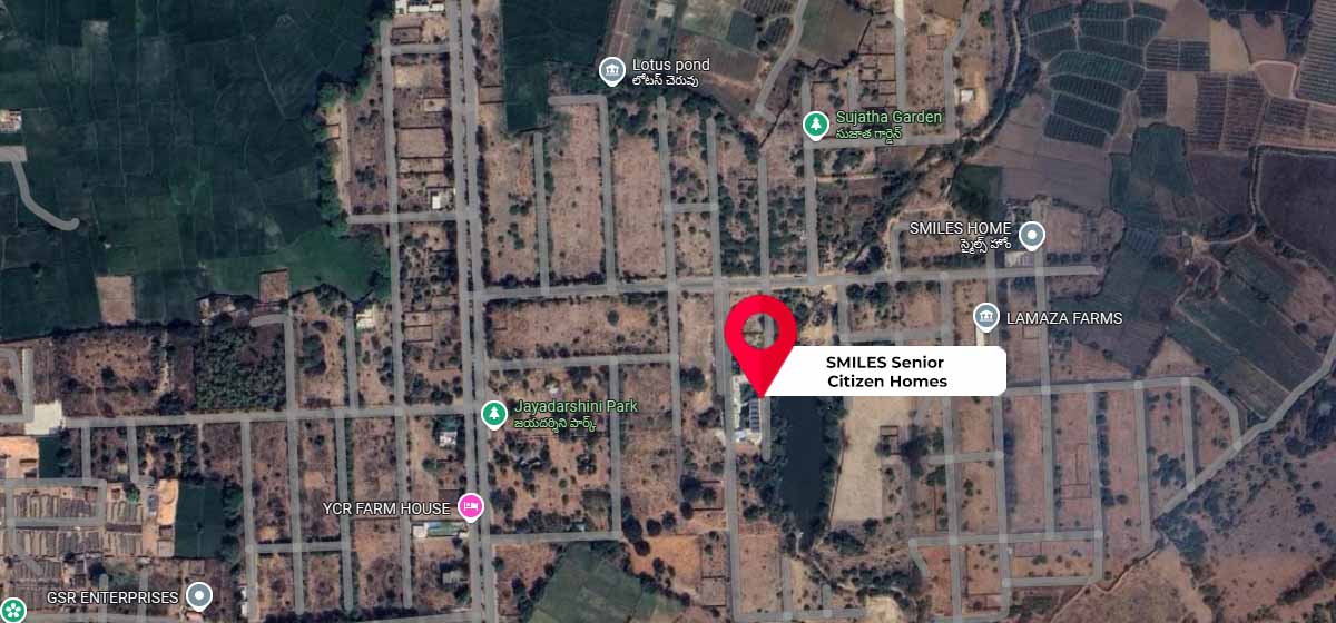 SMILES Senior Citizen Homes google map location