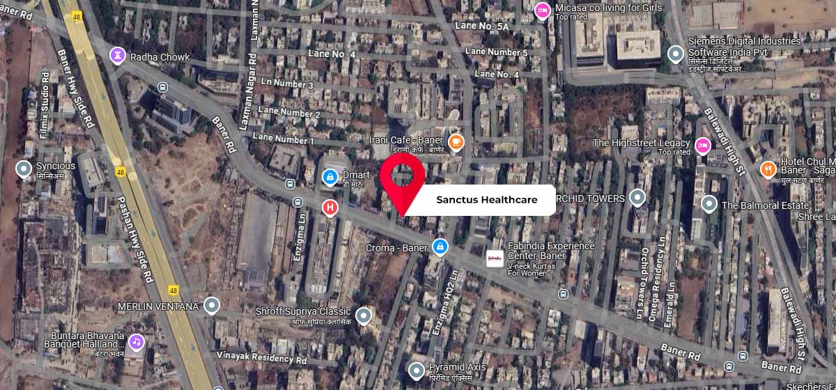 Sanctus Healthcare google map location