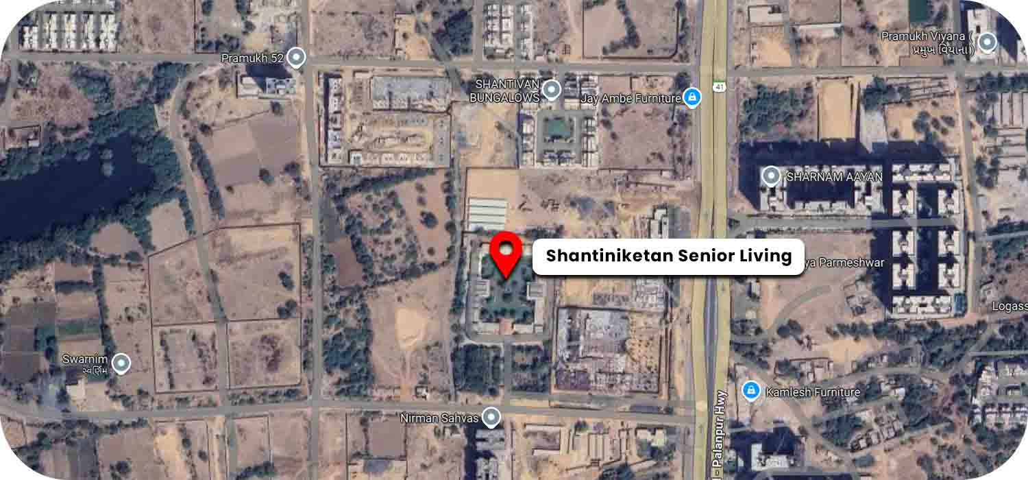 Shantiniketan Senior Living google map location