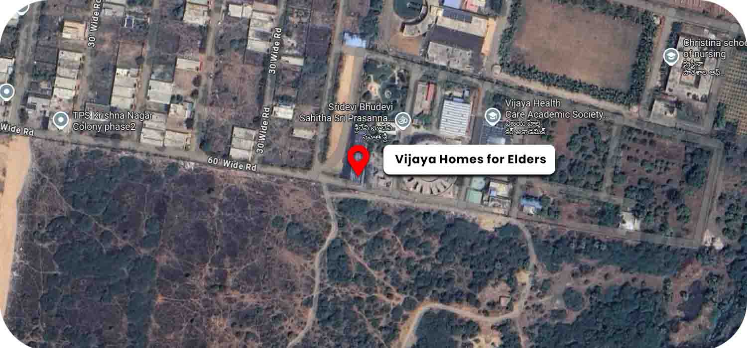 Vijaya Homes for Elders google map location