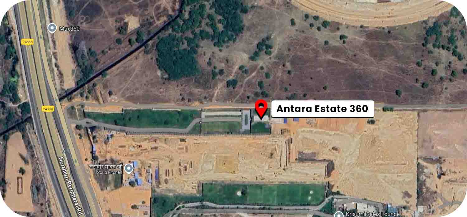 Antara Estate 360 google map location