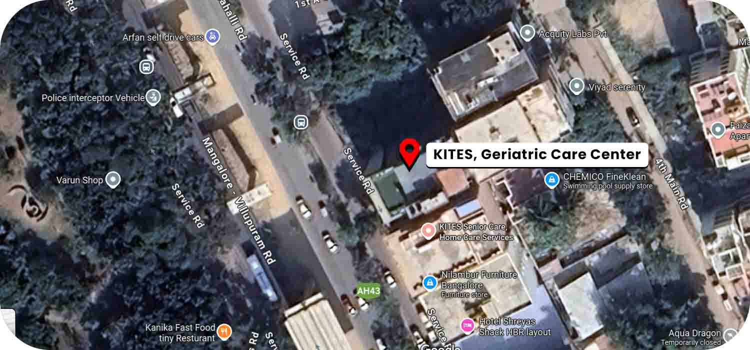 KITES Senior Care, Geriatric Care Center google map location