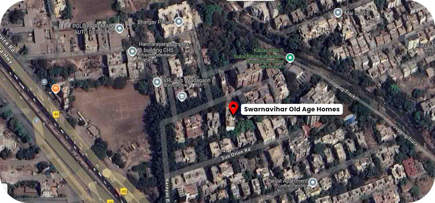 Swarnavihar Old Age Home google map location
