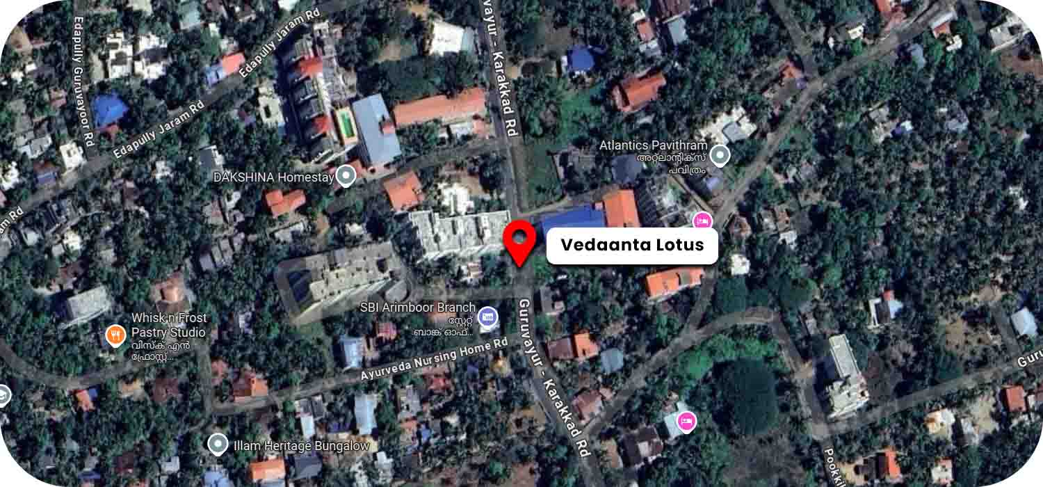 Vedaanta Lotus google map location