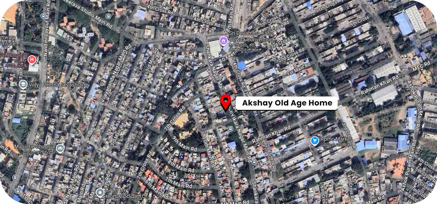 Akshaya Old Age Home google map location