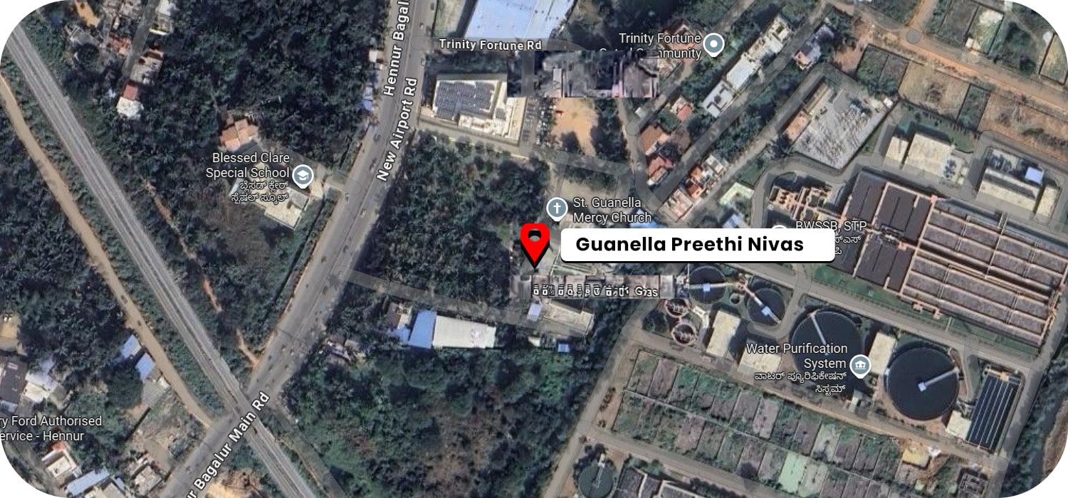 Guanella Preethi Nivas google map location