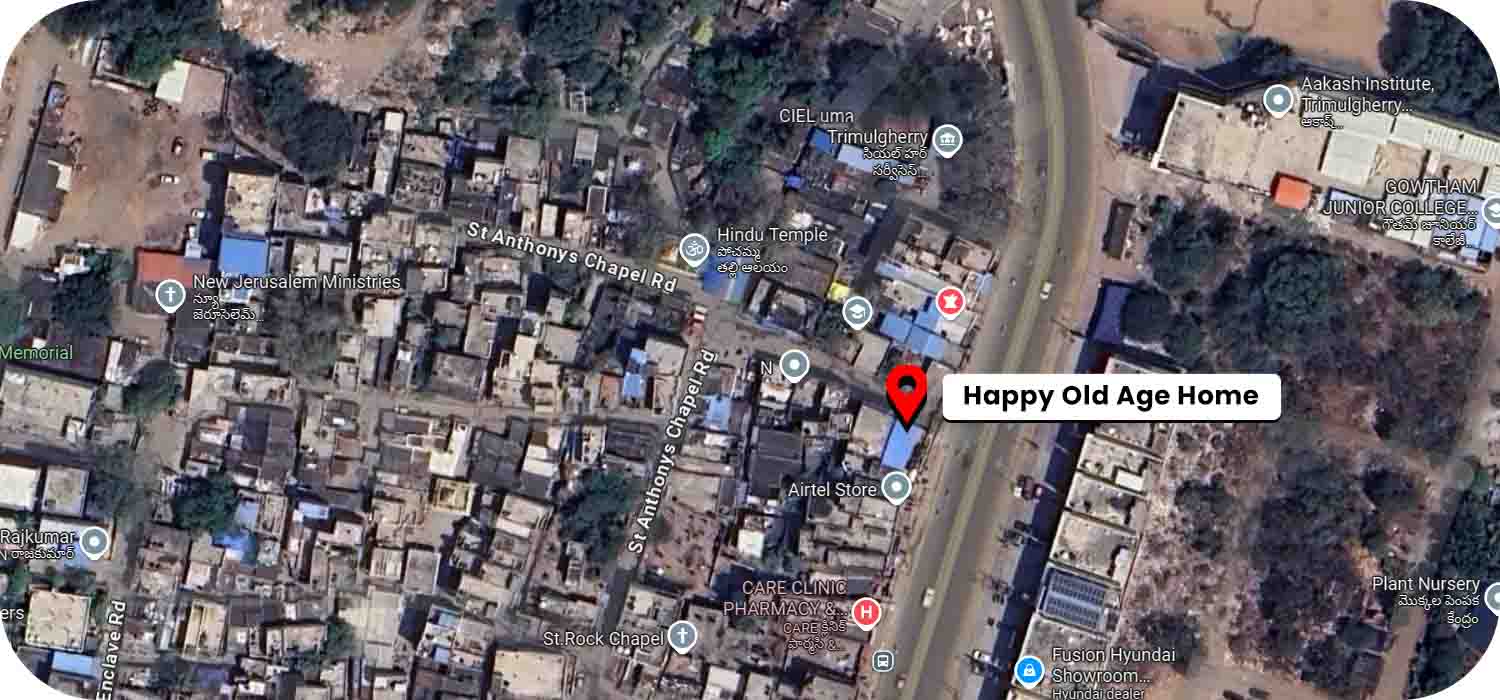 Happy Old Age Home google map location