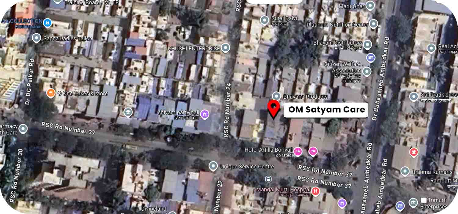 Om Satyam Care google map location