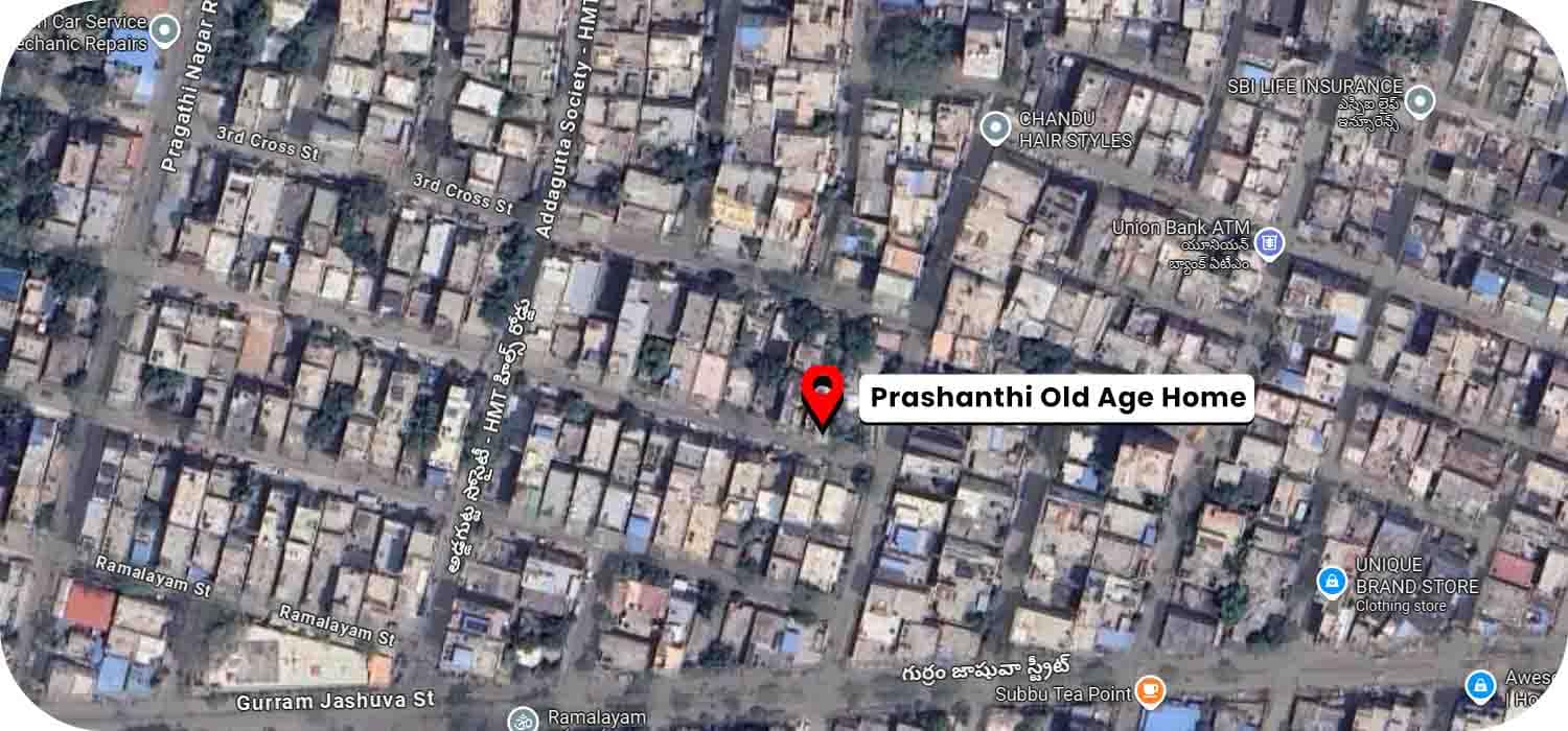 Prashanthi Old Age Home google map location