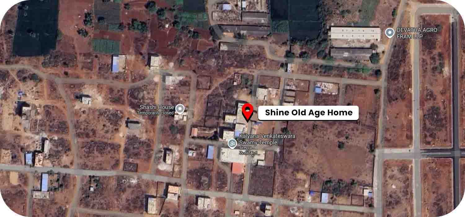 Shine Old Age Home google map location