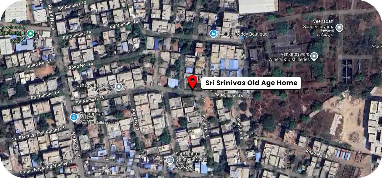 Sri Srinivas Old Age Home google map location