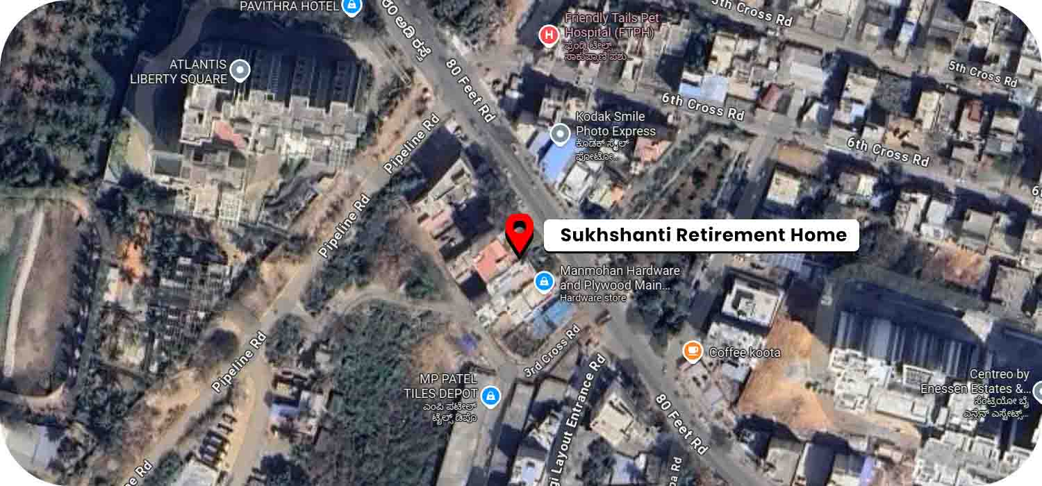 Sukhshanti Retirement Home google map location