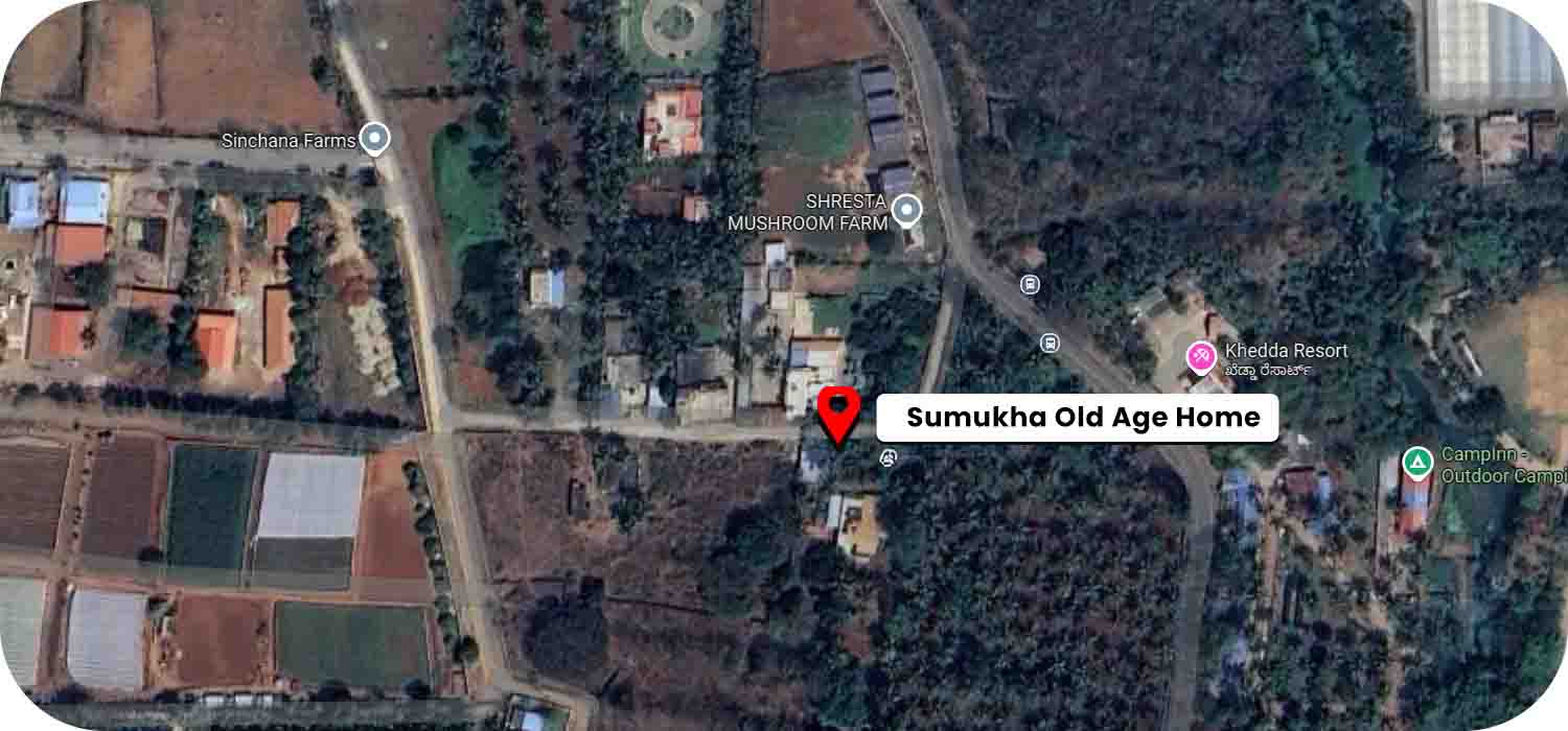 Sumukha Old Age Home google map location