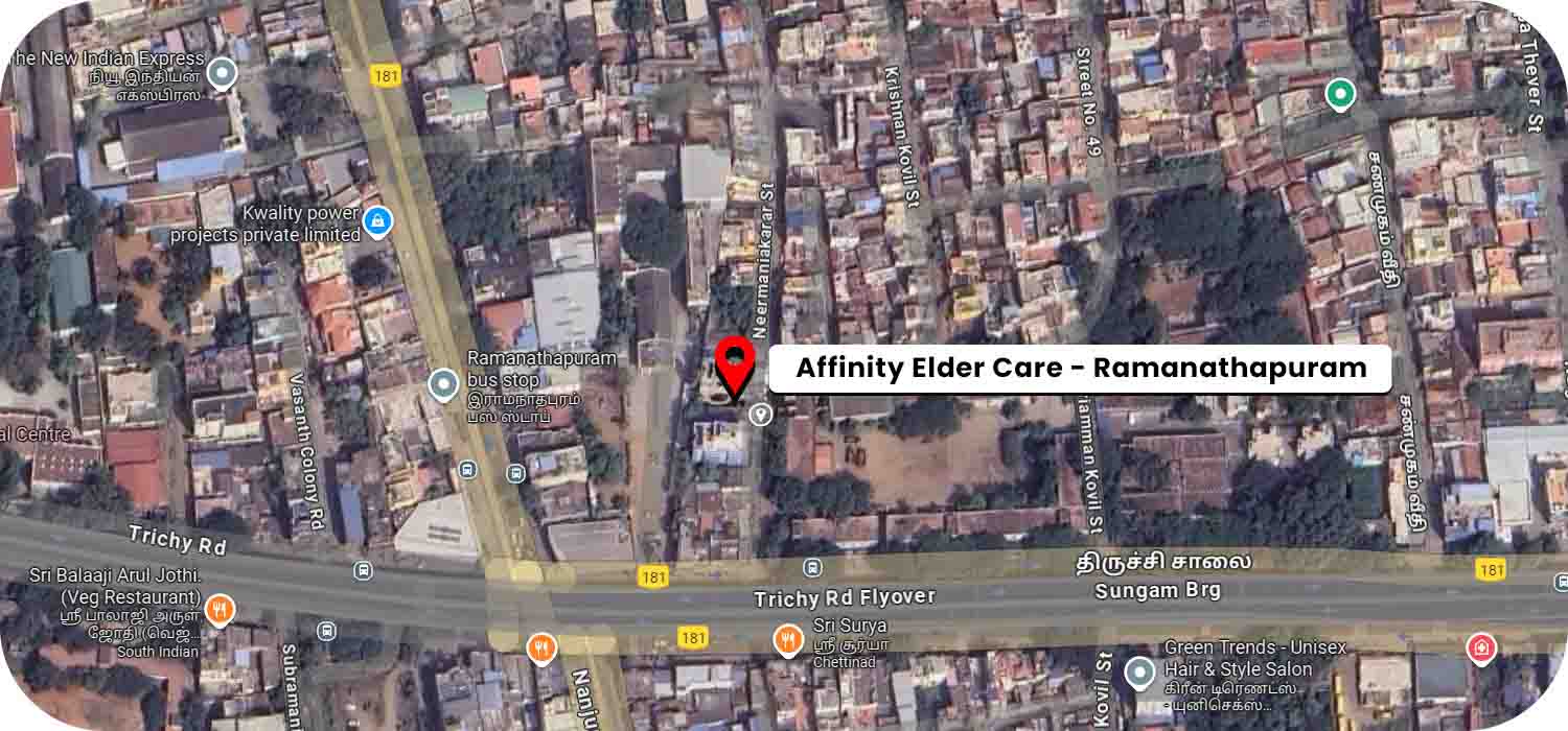 Affinity Eldercare google map location