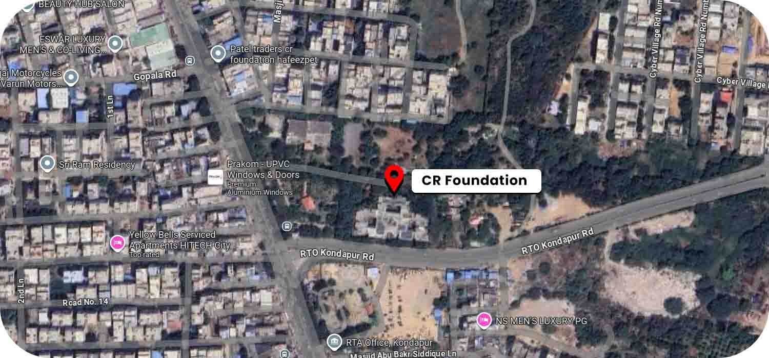 CR Foundation Home For Aged google map location