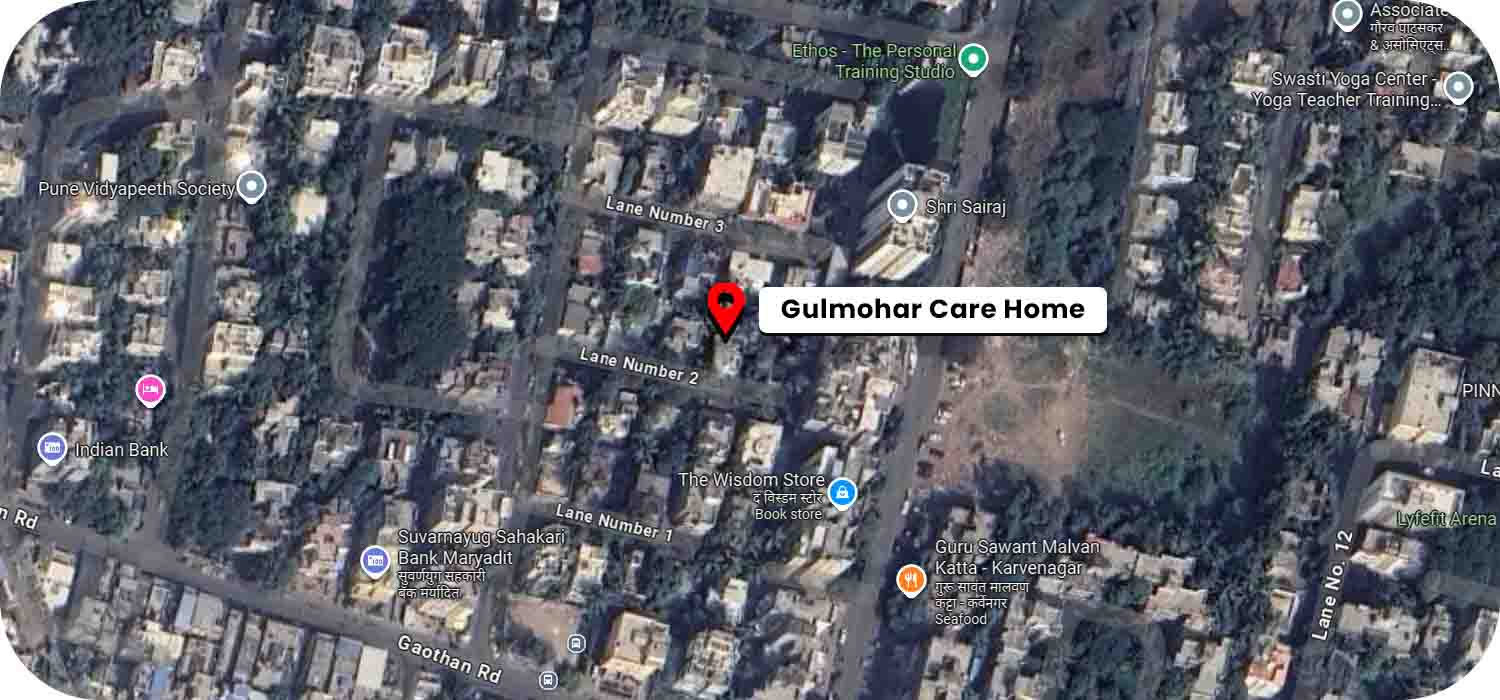 Gulmohar Old Age Home google map location
