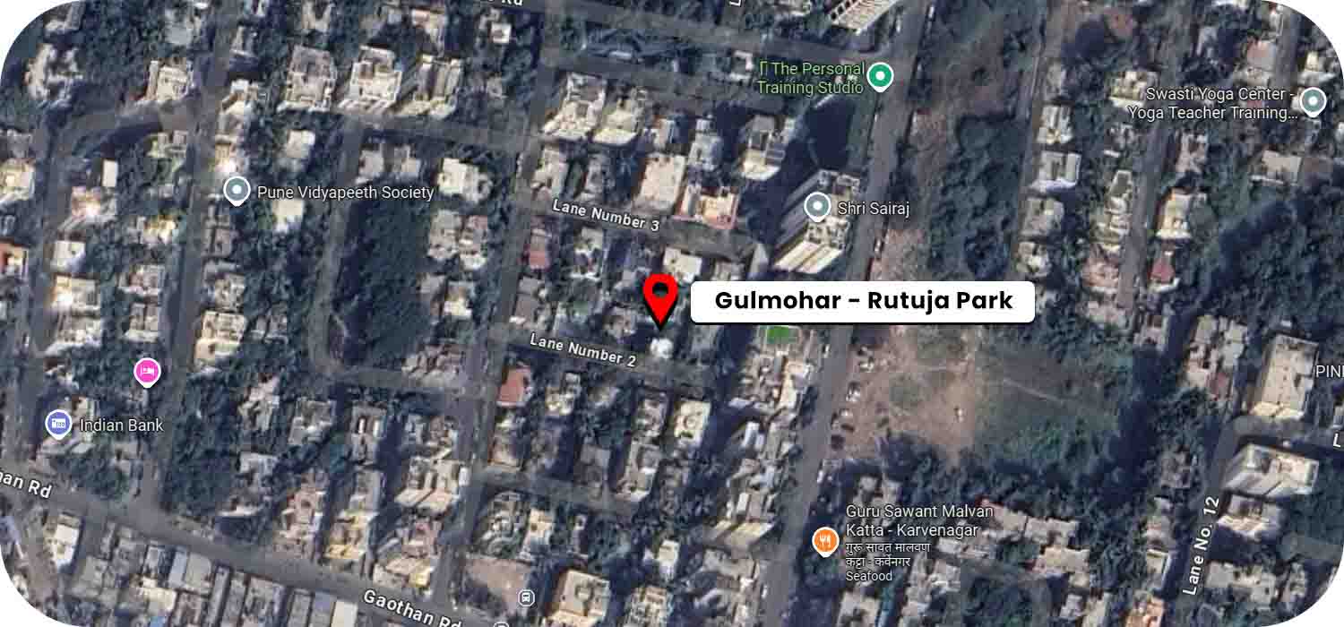 Gulmohar Old Age Home (Rutuja Park) google map location