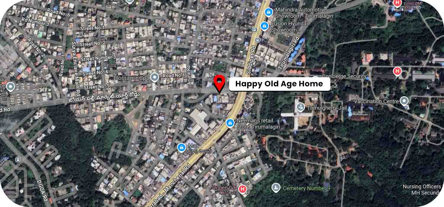 Happy Home Old Age Home google map location