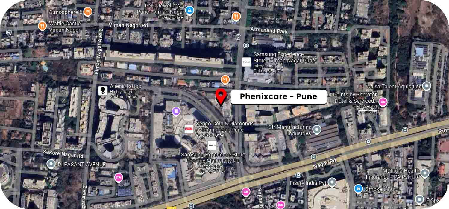 Phenix Care google map location