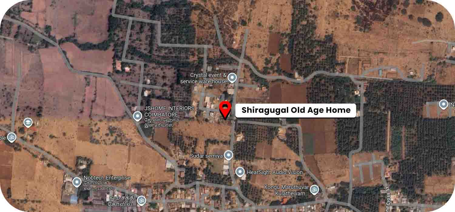 Shiragugal Old Age Home google map location