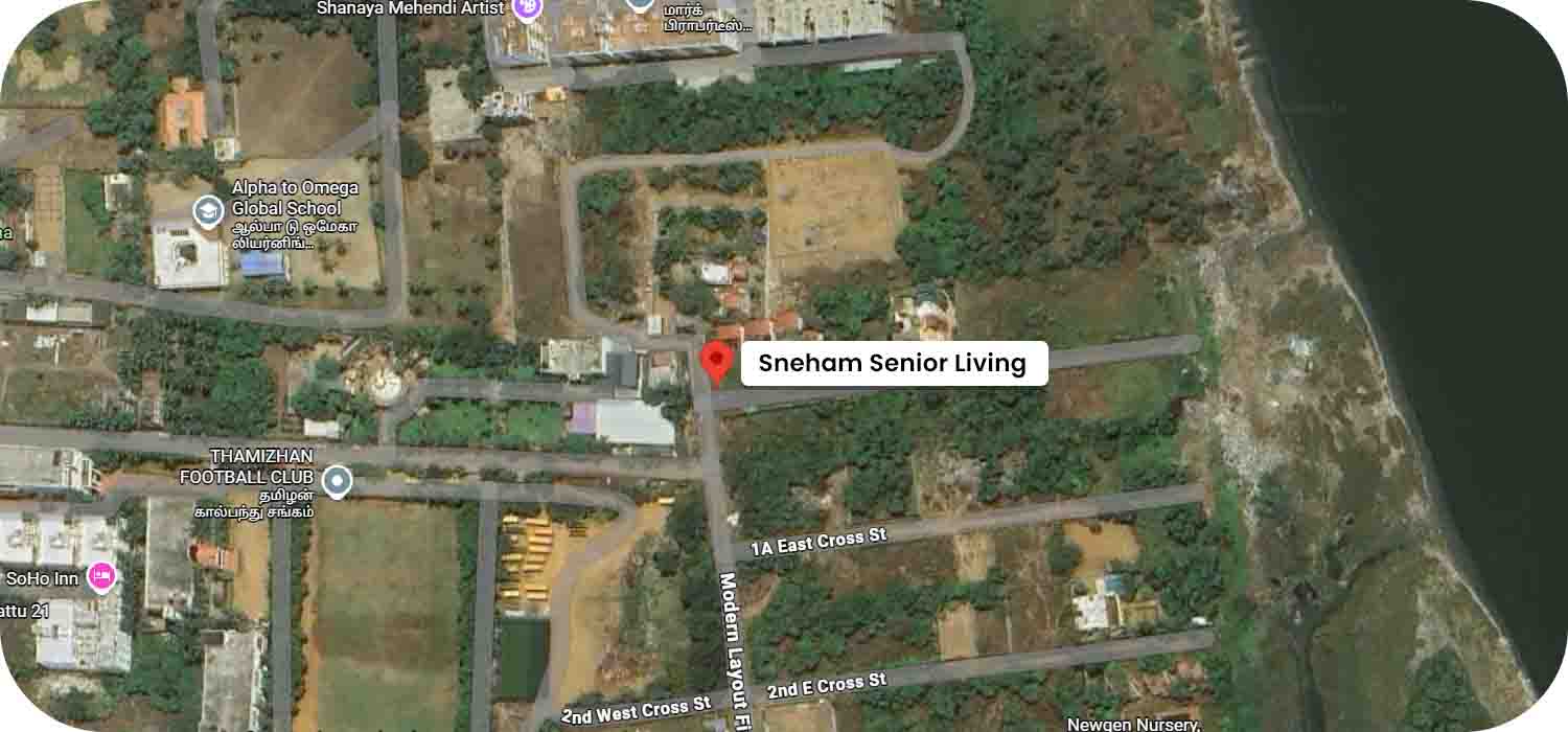 Sneham Senior Living google map location