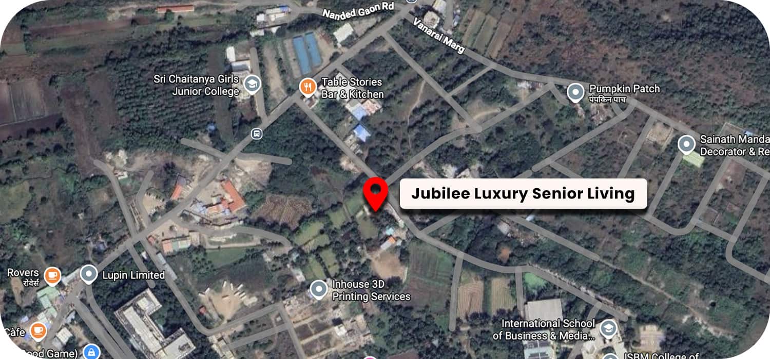 Jubilee Luxury Senior Living google map location